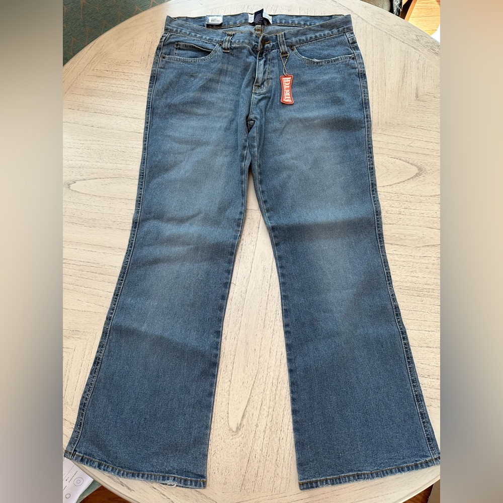 NWT vintage Steve & Barry’s jeans, size 14 short, bootcut flare